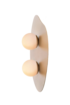 NOPAL 2405-2-LA40 - Glass and aluminium wall lamp by Luminaire Authentik - view 3